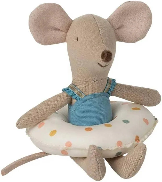 Strandmaus & Luftmatratze, Kleine Schwester - Bunte Punkte, Maileg