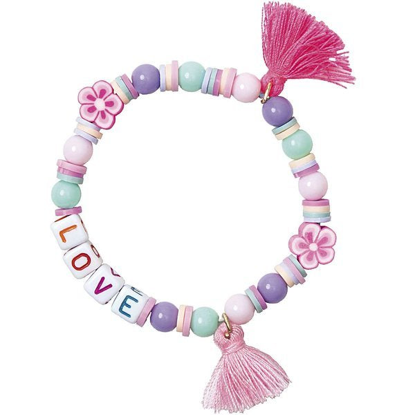 Rico Design itoshii - Mini Perlen Armband Set - Love