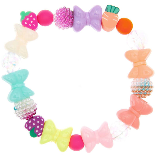 Rico Design itoshii - Mini Perlen Armband Set - Schleifen & Früchte