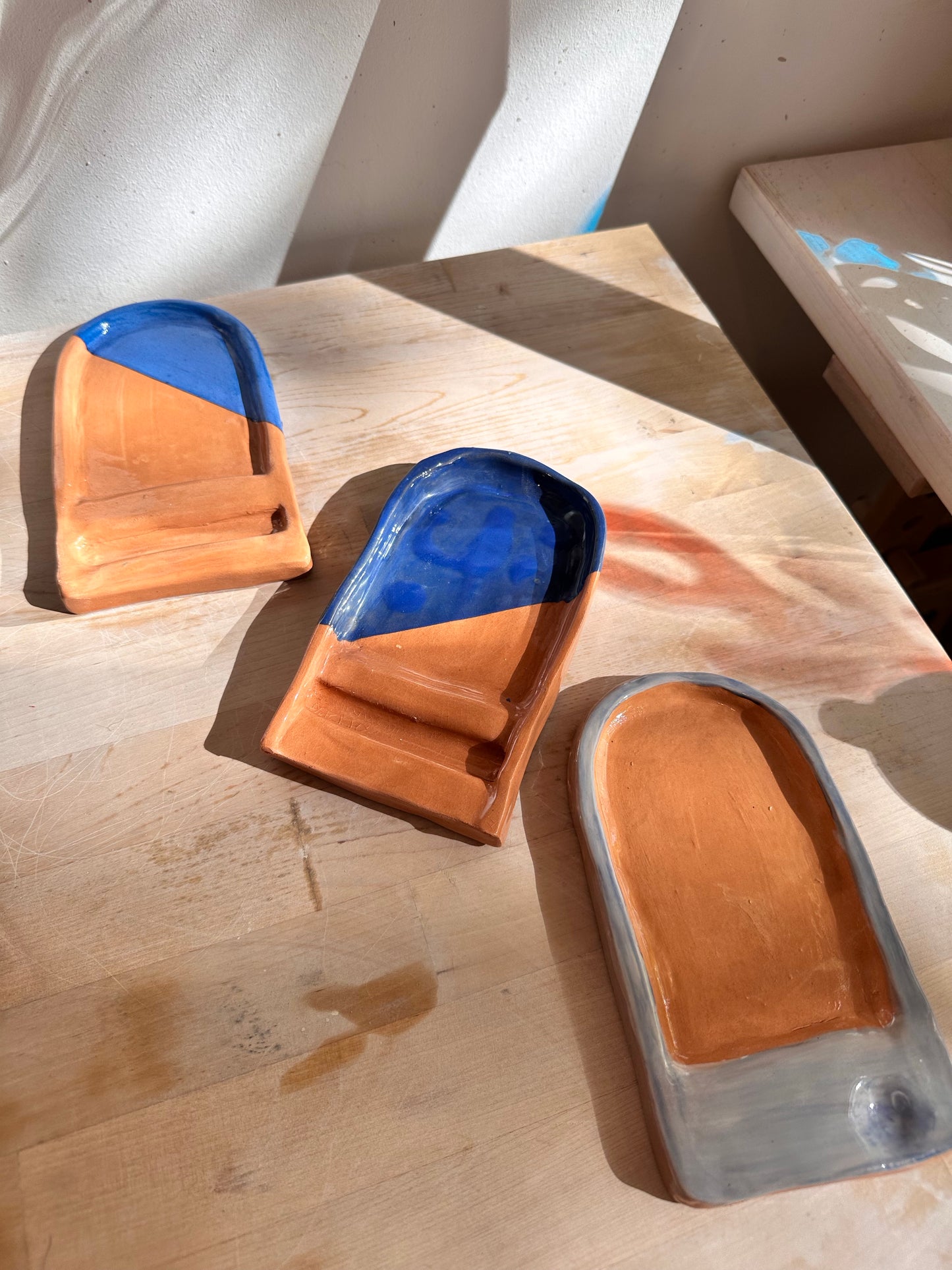 Ceramic spoon rest / Keramik Löffelhalter