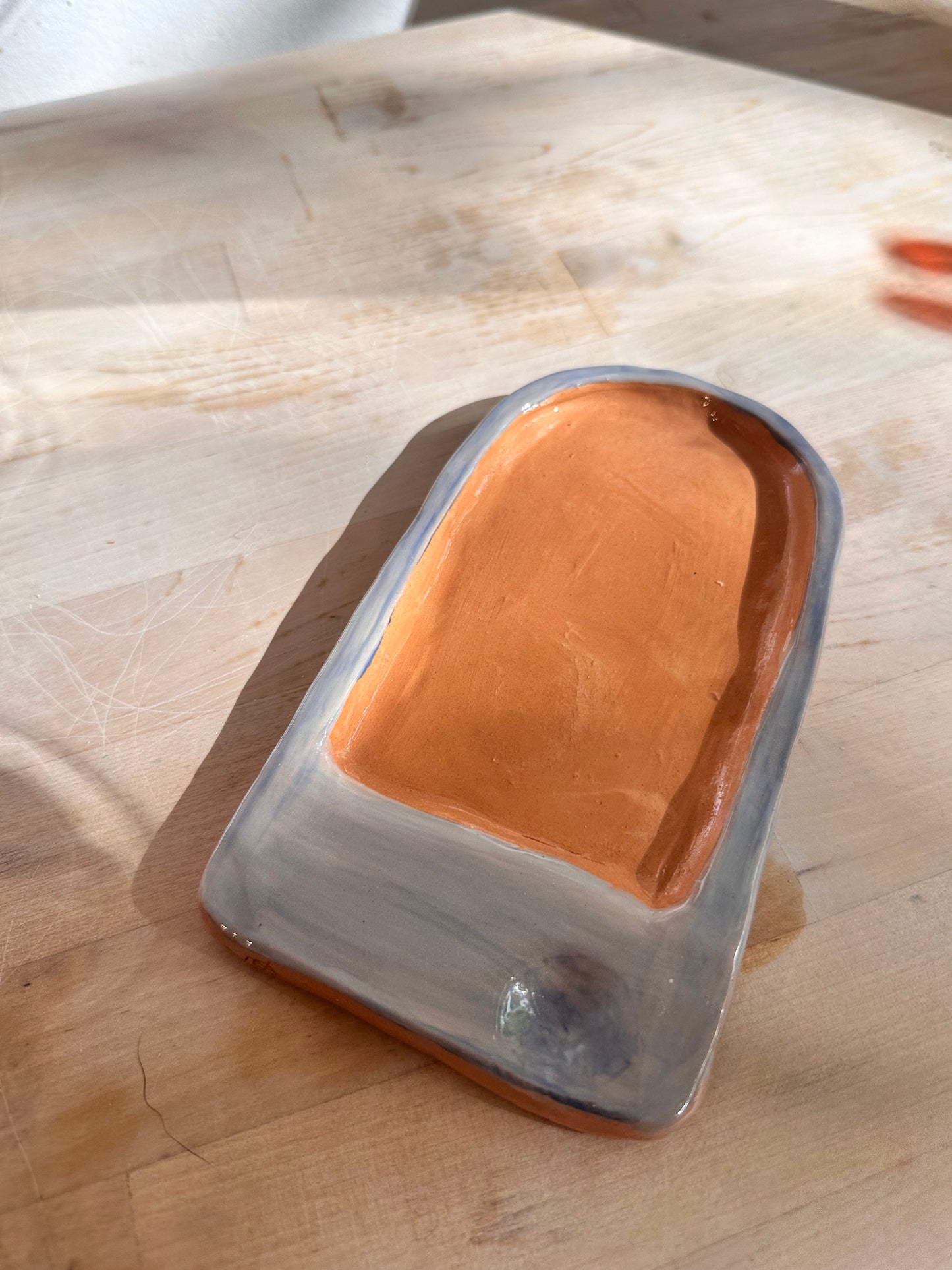 Ceramic spoon rest / Keramik Löffelhalter