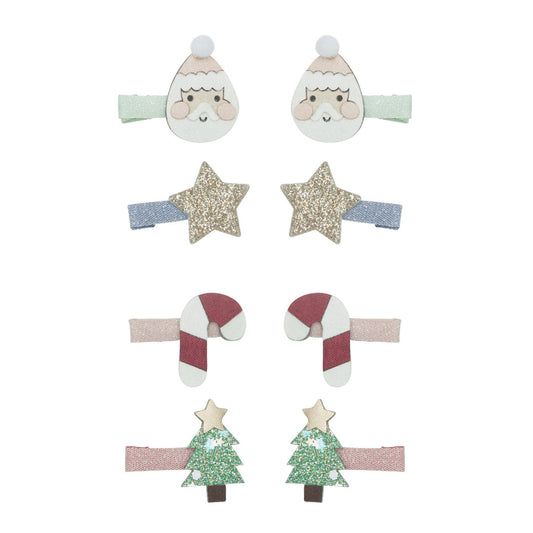 Mimi & Lula, Haarspangen Clips, Weihnachtsmann mini clips