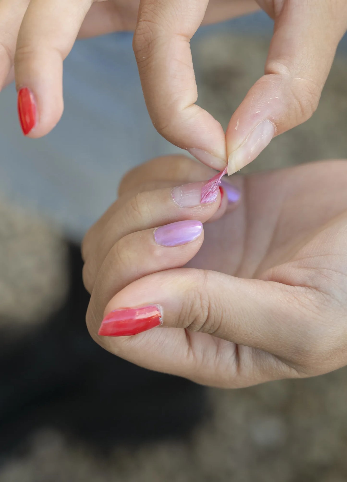 Namaki, Kindernagellack Einzeln • Rosa Glitzer