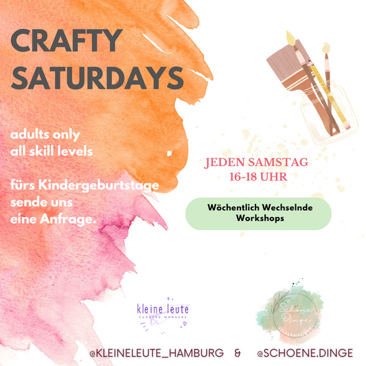 Crafty Saturdays, Kunstkurs, Kleine Leute NOVEMBER