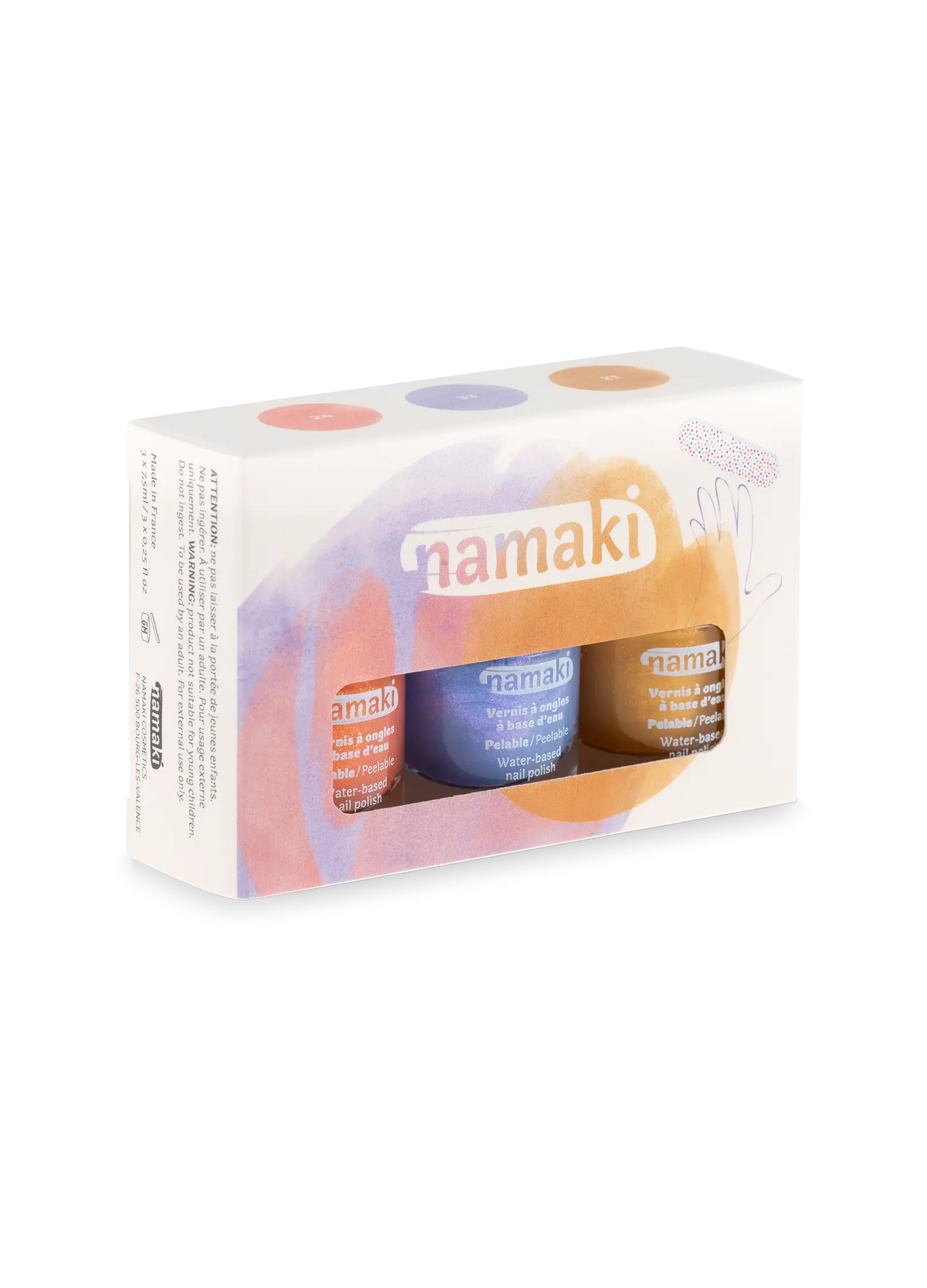 Namaki, Kindernagellack 3er Set, Sonnenuntergang