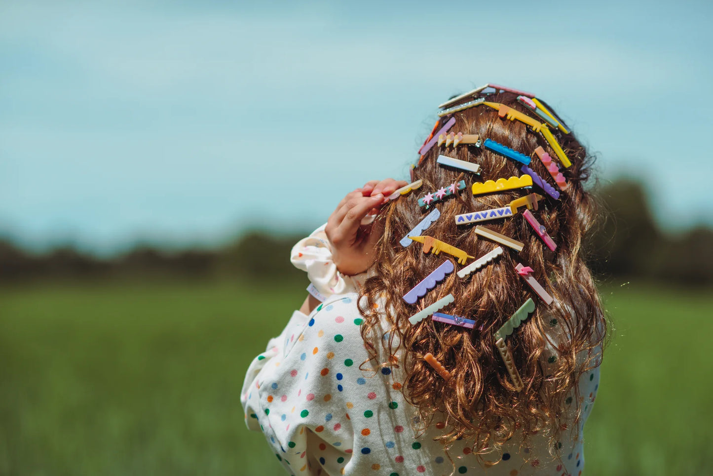 The Cotton Cloud, Set mit 3 Haarspangen, Waves (Heart, Candy oder Pastel)